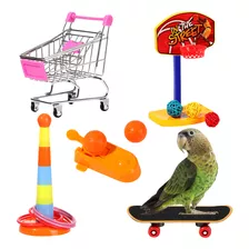 Patineta Rings Parrot Toys Intelligence Training Para Mascot