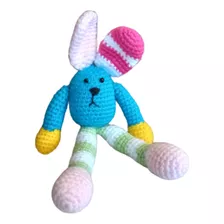 Amigurumi Muñeco De Apego Conejo Huevo De Pascua