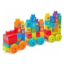 Mega Bloks Abc Aprendizaje Tren Juego De Construccion