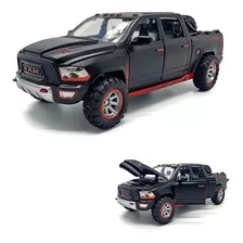 Dodge Ram Trx Miniatura Carro Caminhonete Ferro Abre Porta