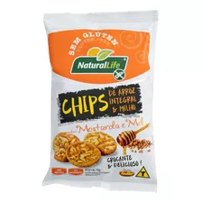 Chips Arroz Integral E Milho Mostarda E Mel 70g Natural Life