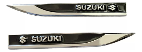 Emblemas Espadines Negros Adheribles Suzuki Sx4 2015 Foto 4