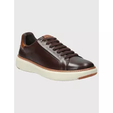 Zapatilla Cuero Hombre Force G Café Hush Puppies