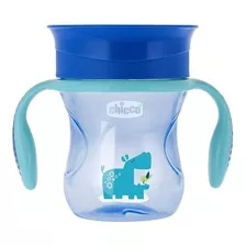 Copo De Treinamento Anti-derramamento Chicco Perfect 12 M+ 200 Ml/7 Onças, Cor Azul, Copo Perfeito