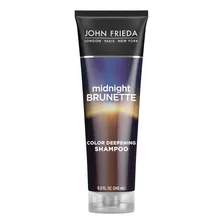 John Frieda Midnight Brunette Color Deepening Champú, 8.3 .