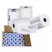 16 Rollos Papel Termico 80x80 Mm Recibo Ticket Pos Venta 80