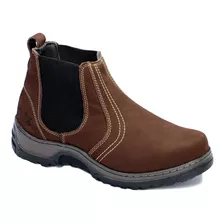 Bota Butina Masculina Couro Para Trabalho Bellboots Promoção