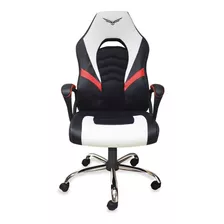 Silla Gamer Naceb Titan Negro/blanco Na-0935b Semireclinable