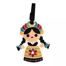 Etiqueta Identificador De Maletas Pvc Muñeca Juanita