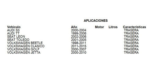 Maza Rueda Trasera Audi S3 2000 Fag Foto 4