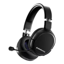 Fone De Ouvido Over-ear Gamer Sem Fio Steelseries Arctis 1 Wireless Black