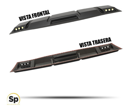 Diadema Moldura Barra Techo Led  Nissan Np300 Frontier 2016 Foto 10