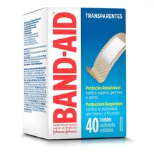 Curativo Band-aid Transparente 1,9cm X 7,6cm Johnsons 40und