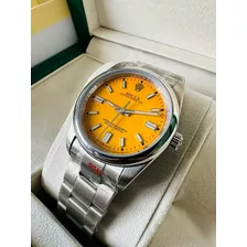 Belleza De Reloj Rolex Elegante Plateado Con Amarillo 