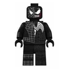 Boneco Blocos De Montar Venom Homem Aranha Traje Preto