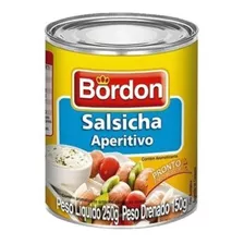 Salsicha Aperitivo Bordon 150gr - Kit Com 4