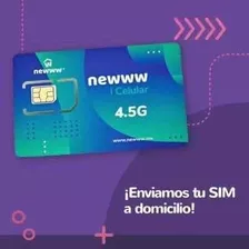 Sim Newww Telefonía Celular 4.5g 5g Ready