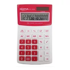 Calculadora Exaktus Ex-1200r Rojo