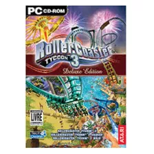 Pc Rollercoaster Tycoon 3 Deluxe Edition - Original- Lacrado