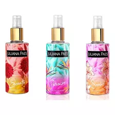 3 Body Splash Juliana Paes Encanto/sonho/paraíso: 200ml Cada