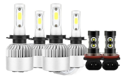 15000lm 4 Lados H7 Faros Led Luz Alta Y Baja Para Volkswagen Volkswagen Passat