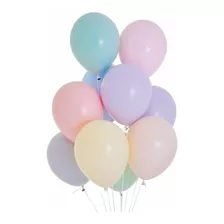 Balão Bexiga Candy Colors Cor Pastel Sortido 50 Unidades N8