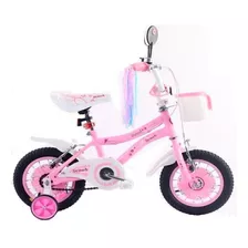Bicicleta Infantil Stich Rodado 12 - Con Rueditas Y Espejos