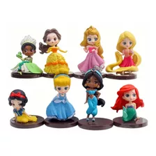 Colección De Juegos De Muñecas De Princesas De Disney 8pcs