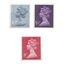 Inglaterra 697/9 Reina Elizabeth 2º Serie Mint Joya!