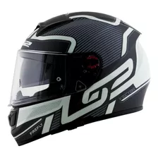 Capacete Ls2 Ff397 Vector Orion Preto Fosco Em Fibra Tamanho Do Capacete 58