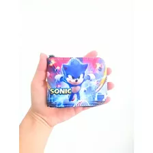 Carteira Infantil Sonic Filme Para Aprender Guardar Mesada 
