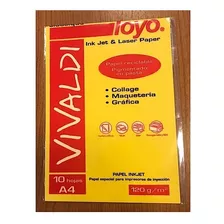 Hojas Papel Vivaldi Toyo X10 120g Color A Eleccion