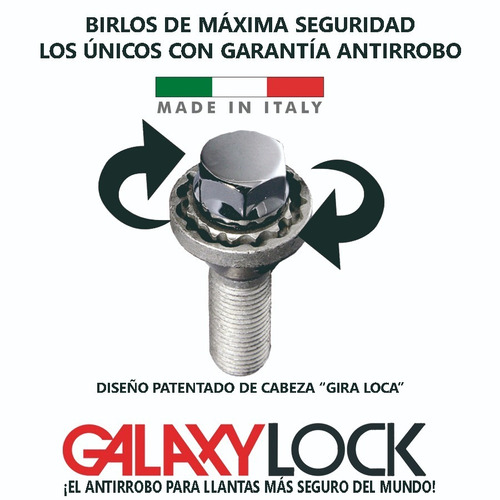 Seguro Tuercas Chevrolet Aveo Lt Aut Galaxy Lock Foto 3