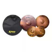 Kit De Pratos Krest Ssl20''ri, Ssl16''mc, Ssl14''mh C/ Bag