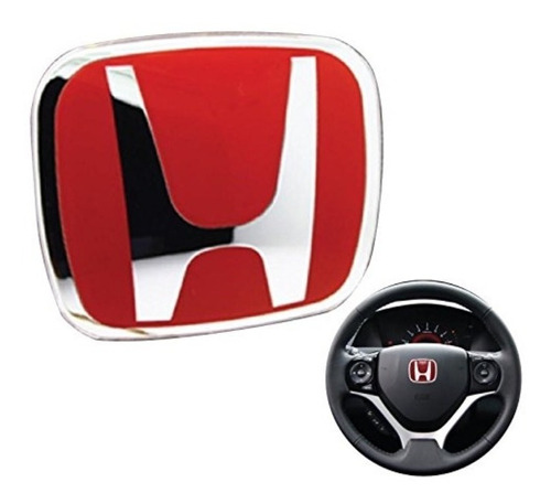 Emblema Honda Volante 53x43mm Foto 2