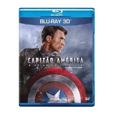 Blu-ray 3d Capitão América - O Primeiro Vingador - Lacrado