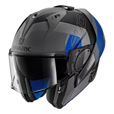 Shark Cascos Evo-one 2 Slasher - Casco Modular Mate, Gris O.