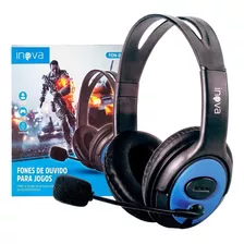 Fone De Ouvido Gamer Para Jogos Headset Inova Fon-8619