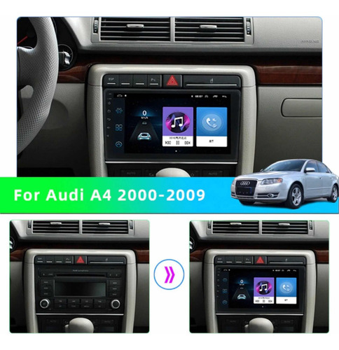 Radio Android 13, 4+64 Qled Carplay Audi A4 2003-2008 Foto 2