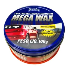 Cera Cristalizadora Automotiva Mega Wax 100g 