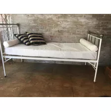 Cama Sillón Antiguo En Excelente Estado