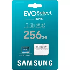 Samsung Memoria Micro Sd 256gb 130 Mb/s 4k V30
