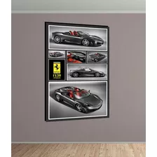 Cuadro Decorativo Ferrari F430 Gris