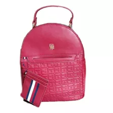 Bolsa Mochila Tommy Hilfiger Original 69j4833 640 Rojo 