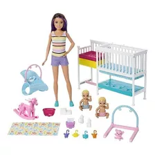 Barbie Skipper Babysitters Niñera Guarderia De Bebes Mattel