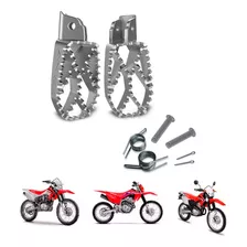 Pedaleira Anker Inox Crf 230/250 Tornado Xre300 + Pino Molas