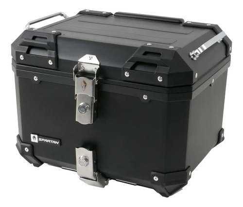 Maletero Moto Spartan Doble Lock 45lt Negro