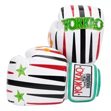 Guantes De Boxeo Yokkao 10 Oz Redgammon Blanco