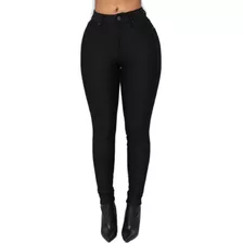 Pantalon Mujer Elastizado Tiro Alto Bengalina Colores