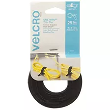 Bridas De Cable Velcro De La Marca One Wrap, 25 Unidades, 20